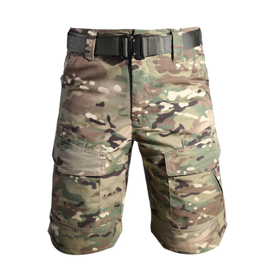 军迷夏季户外战术迷彩短裤防泼水宽松工装短裤五分裤耐磨作训裤