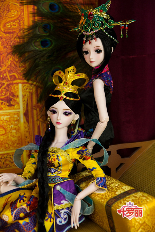 叶罗丽60cm女王曼多拉与辛灵仙子 - 叶罗丽娃娃官方微店