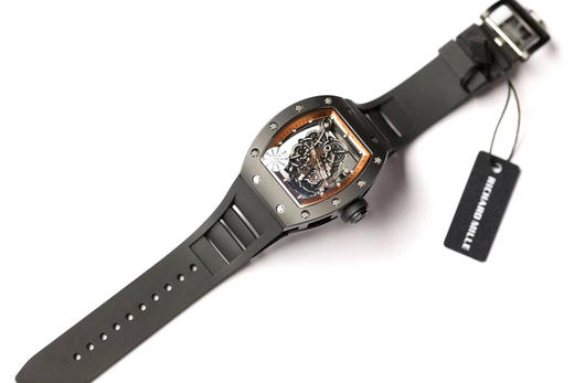 RICHARDMILLE 理查德·米勒 RM055系列！陶瓷上下表壳是台湾进口由ATPT陶瓷经历处理后形成Y-TZP陶瓷经高科技防手纹技术后呈现细腻柔润的敖亚黑色材质此色质厉经百年不变 商品图0