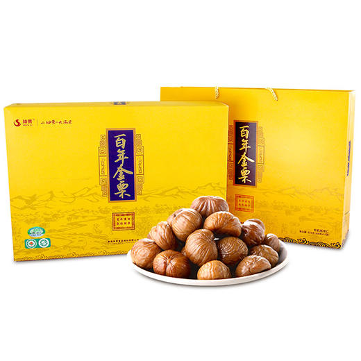 有机板栗神栗百年金栗熟栗子68g*12/礼盒装（中国有机认证） 商品图3