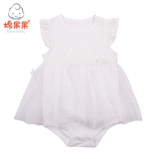 棉果果夏女童 公主裙三角连体衣连身衣哈衣M222711219331 商品图1