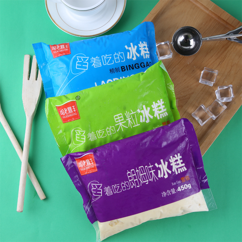【抖音推荐】【4种口味】爆款老鼎丰网红冰糕450g*4袋包邮 百年老店