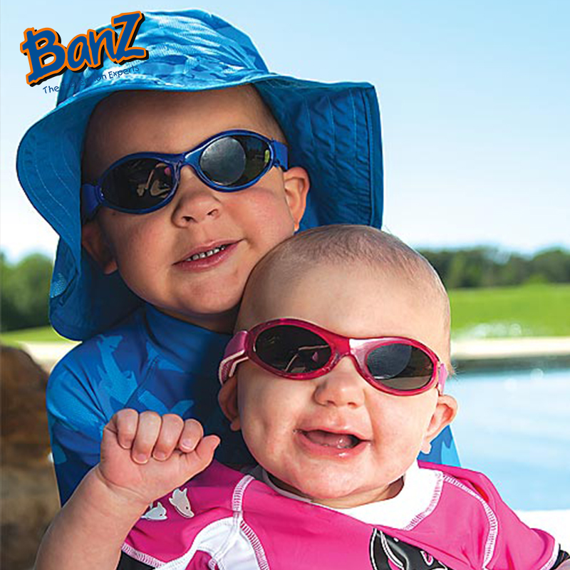babybanz100环绕式弹力婴儿儿童太阳镜2-5岁
