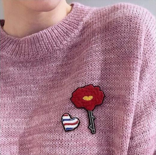 北京仓｜Macon & Lesquoy-COEUR TRICOLORE-胸针［法国设计师 ］ 商品图1