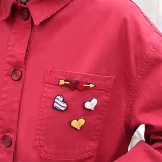 北京仓｜Macon & Lesquoy-COEUR TRICOLORE-胸针［法国设计师 ］ 商品图2