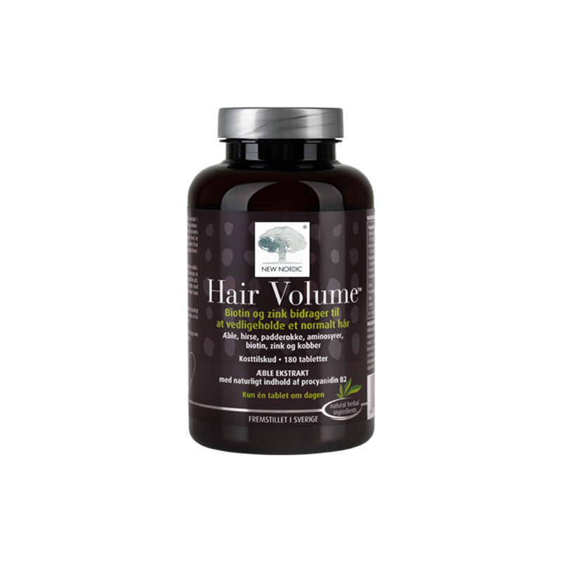 [丹麦]纽诺迪克植物助发精华片180粒. New Nordic Hair Volume 180tabs