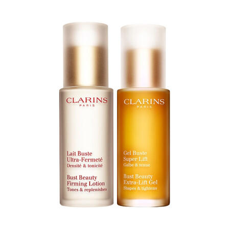 法国原装进口 娇韵诗（CLARINS）胸部护理美胸 (美胸两件套装)紧实乳50ml+纤挺凝露50ml 商品图1