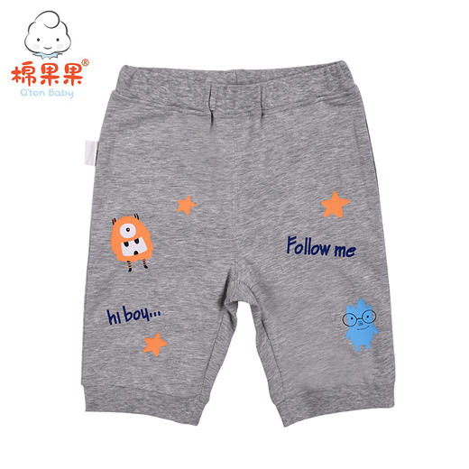棉果果夏季男宝 男童小毛圈七分裤M212201219285 商品图2