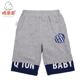 棉果果夏季男童拼接七分裤M212201219307