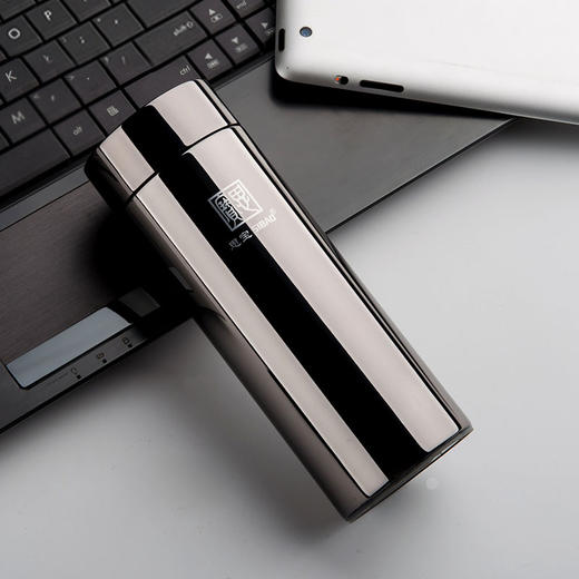 思宝旗舰店黑金刚1/2/3号茶杯男士真空保温杯商务礼品水杯 商品图1