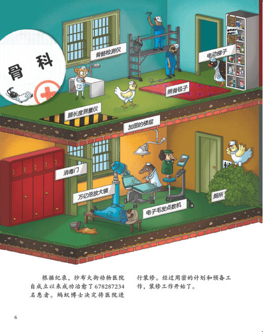 《纱布大街动物医院·装修》：〔匈〕马伊,西尔维亚,文,〔匈〕彼得罗克,伊尔迪可 商品图1