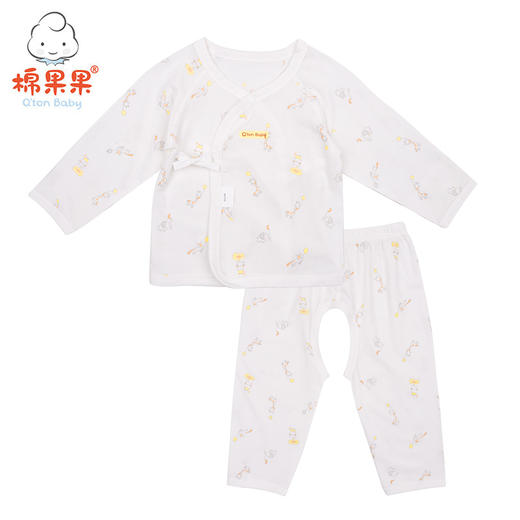 棉果果夏季男童女童偏襟开裆套装M201301419224 商品图0