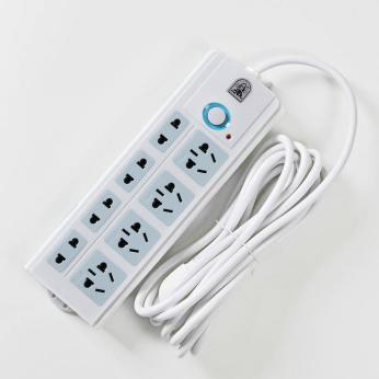 【百汇到家】子弹头2.8米8位总控TS-402插排 商品图1