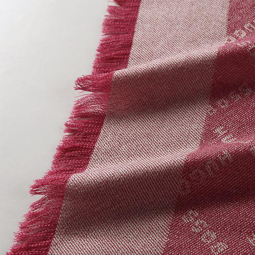 HBPJ-001 HUGO BOSS LOGO提花披肩（红） 商品图4