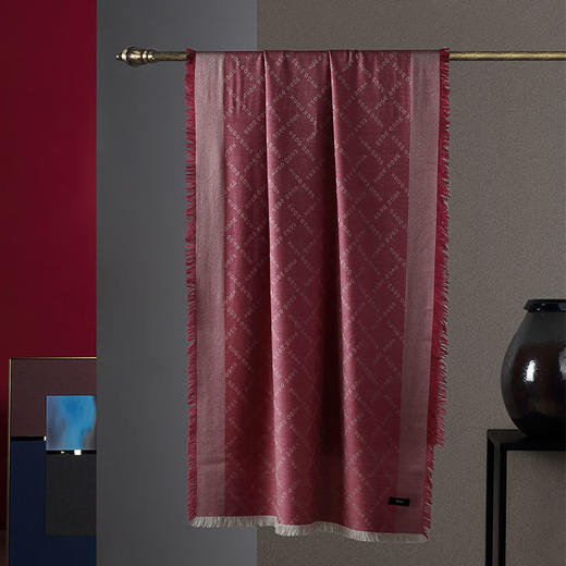 HBPJ-001 HUGO BOSS LOGO提花披肩（红） 商品图0