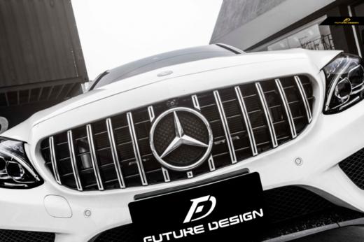 BENZ W205 全车系专用 GTR款 银色 中网 商品图0