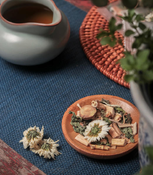 *自营*桑菊饮 |  花茶桑叶菊花鲜芦根桔梗甘草薄荷。每盒11袋易携带。 商品图2