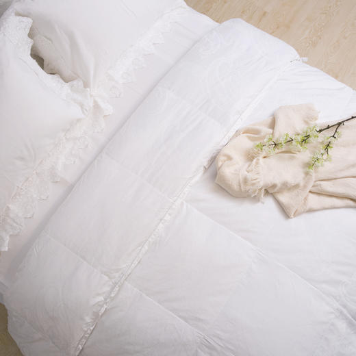 皇爵羽绒被芯全棉90白鹅绒被子加厚单双人春秋冬被空调被 商品图2