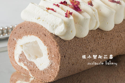 人间荔枝|【日式荔枝玫瑰卷】香缇奶油和卡仕达酱的组合，体验正统日式蓝带的配方 商品图1