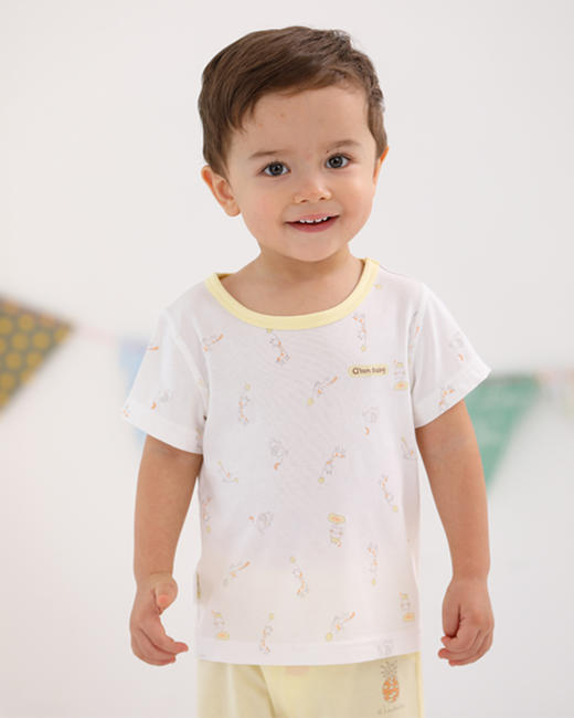 棉果果夏季男童女童内衣中裤M201202419232 商品图4