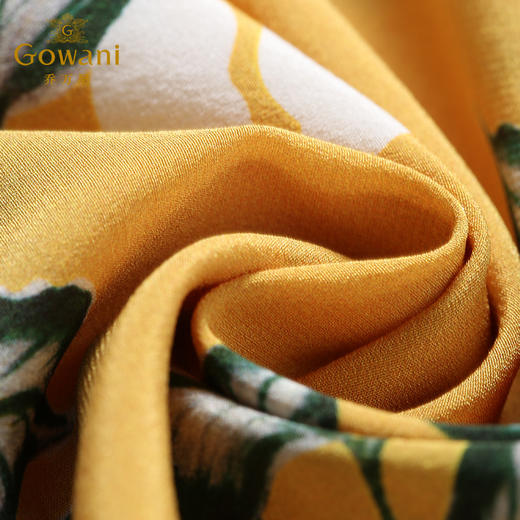 乔万尼衬衫设计感小众印花宽松直筒真丝桑蚕丝短袖上衣女EN2C572 商品图3