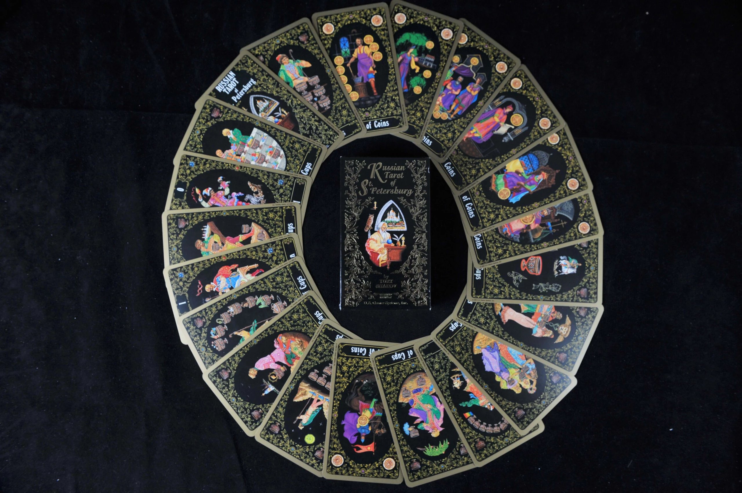 圣彼得堡的俄罗斯塔罗牌正版进口意大利制作仅剩一幅已开封样品