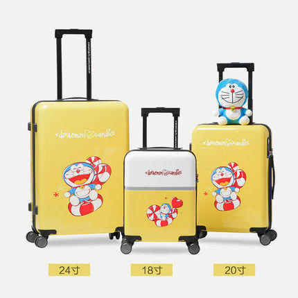 正版哆啦A梦 小叮当机器猫蓝胖子卡通图案拉杆箱旅行箱ins网红行李箱男女旅行箱子 商品图10