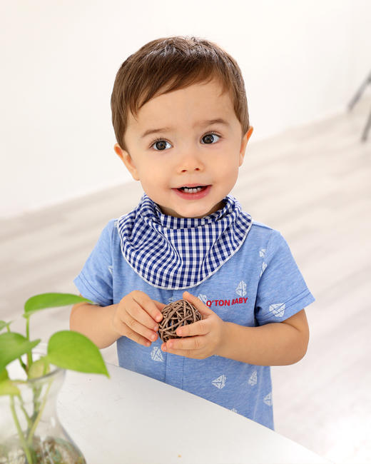 棉果果夏季男童帆船对开连体衣M212722219300 商品图4