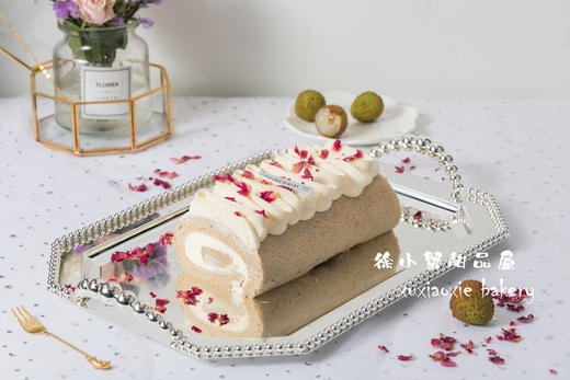 人间荔枝|【日式荔枝玫瑰卷】香缇奶油和卡仕达酱的组合，体验正统日式蓝带的配方 商品图3