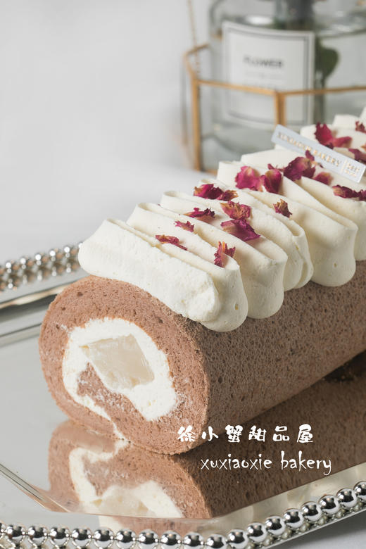 人间荔枝|【日式荔枝玫瑰卷】香缇奶油和卡仕达酱的组合，体验正统日式蓝带的配方 商品图2