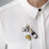 北京仓｜Macon & Lesquoy-Camera-胸针［法国设计师 ］ 商品缩略图1