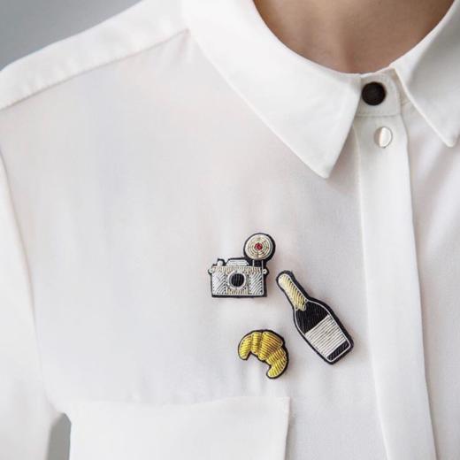 北京仓｜Macon & Lesquoy-Camera-胸针［法国设计师 ］ 商品图1