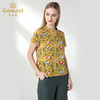 乔万尼夏季衬衫中国风复古印花宽松直筒真丝桑蚕丝上衣女EN2C567 商品缩略图2