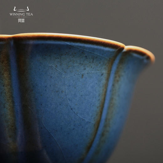 问鼎汝瓷黛蓝系列经典款大葵口杯（缺货） 商品图2