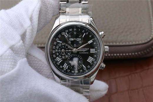 3M浪琴名匠优雅系列42mm大号月相男表，官方型号L2.773.4.51.6（具体型号看颜色搭配），100%原装分解开模生产，42mm直径 商品图1