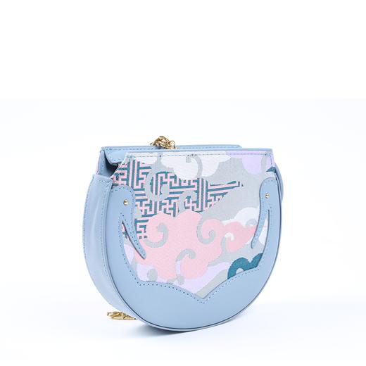 SAINTJOY/上久楷 宋锦女式拎包 粉绿零度空间 BWW18B0801 商品图2