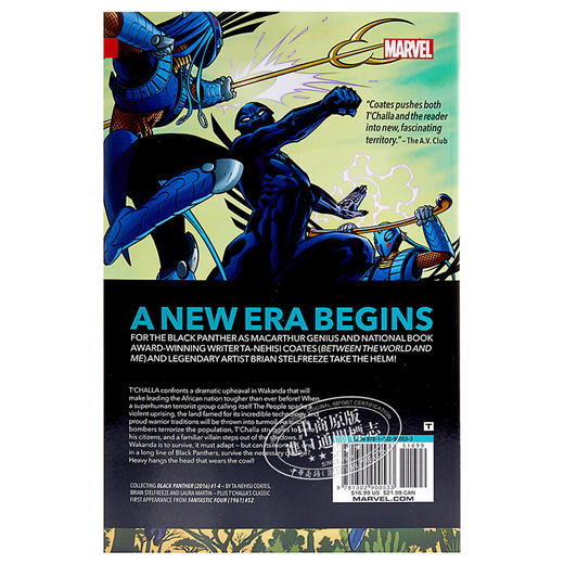 黑豹:一个国家在我们的脚下 英文原版 Black Panther: A Nation Under Our Feet Book 1 漫威 漫画 商品图1