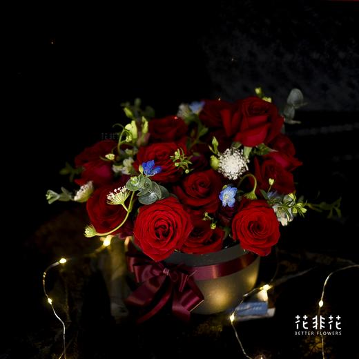 《告白》.圆形玫瑰花盒 商品图4