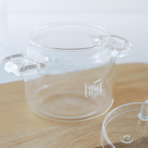 【昀蓉·定制周边】高硼硅透明炖盅·适用于电陶炉与煤气炉（350ml / 700ml）（不可用在电磁炉上） 商品图3