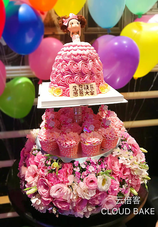 【芭比鲜花蛋糕塔】 商品图2