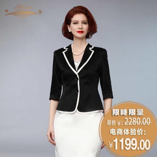 【特惠】YIQU丨“黑与白”西装上衣PT 商品图0
