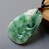 冰种飘绿花翡翠大如意 商品缩略图0
