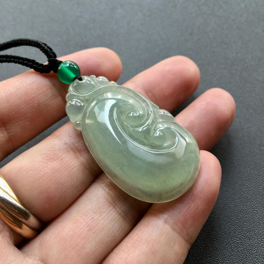 冰种晴水厚庄翡翠大如意 商品图4