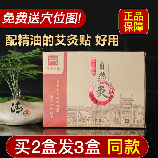 艾草自热灸贴 5片/盒  去湿气 商品图0