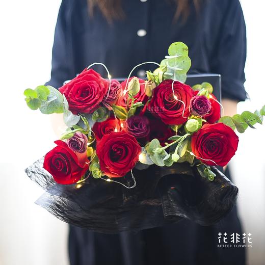 《迦蓝听雨》.玫瑰花盒 商品图0