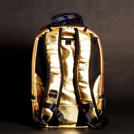 SPRAYGROUND全美最酷最专业的金色亮皮双肩背包 商品图3