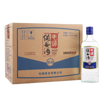 毛铺纯谷酒 42度 500ml*12瓶（送1支本品） 商品图0