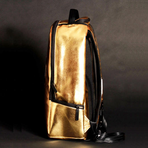 SPRAYGROUND全美最酷最专业的金色亮皮双肩背包 商品图2