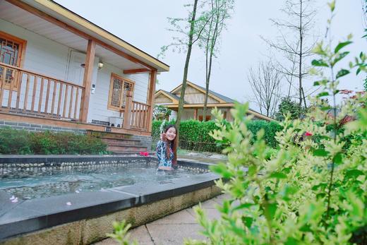 【彭州-492号民宿】2房独栋木屋+私人温泉泡池，告别世俗叨扰，隐逸山乡生活！dqyg 商品图1