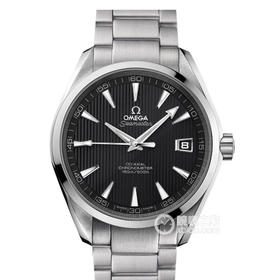 Z欧米茄海马150米系列，TZ厂购入原装，对每个配件进行一比一开模，同步原装【黑色抗磁摆轮】8500机芯，摆轮和原装一样在正六点钟位置.而且机芯走时稳定